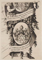 KG 06690y
<br/>
Hoogheemraadschap Rijnland: heraldisch wapen
<br/>
<em>Hooghe, Romeyn de (1645-1708)</em>